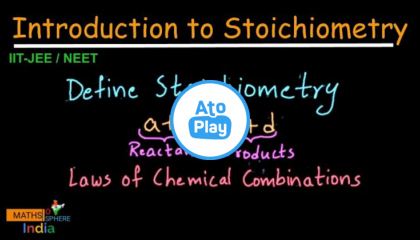 Stoichiometry Concept | Physical Chemistry | IIT-JEE | NEET | Class 11