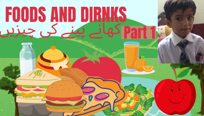 Foods and drinks in English l Foods and drinks vocabulary l Part 1 l