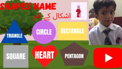 Shapes  Names of Shapes l  شکلوں کے نام l Geometry  Shapes for Kids