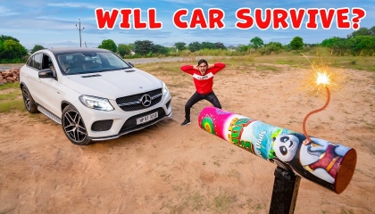 will car survive 😱