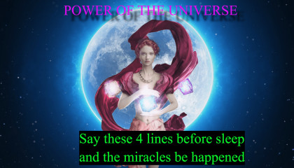 POWER OF UNIVERSE / PRAY THESE 4 LINES BEFORE SLEEP