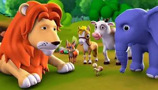 Jungle ka Raja Sher 3D Animated Hindi Moral Stories for Kids जंगल का राजा शेर कह