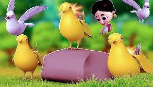 तीन जादुई सोने के कबूतर - Three Magical Golden Pigeons 3D Hindi Stories Kahaniya