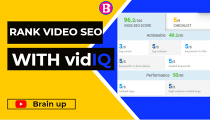 How to rank youtube videos fast with vidiq @Brain Up