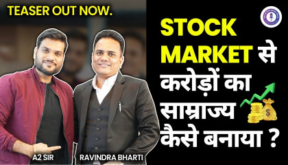 Official Teaser - Podcast With Ravindra Bharti - Stock Market Expert  The Arvin