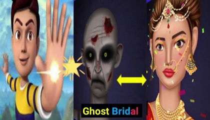 Rudra Ghost Indian Bridal change into Beautiful Girl