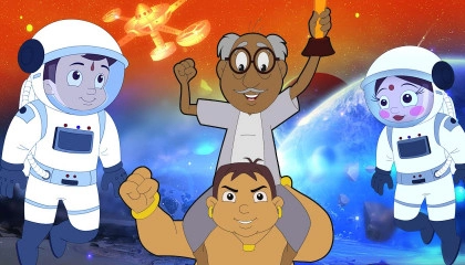 Chhota Bheem - Travel to Space   Cartoons For Kids  Fun Kids Video