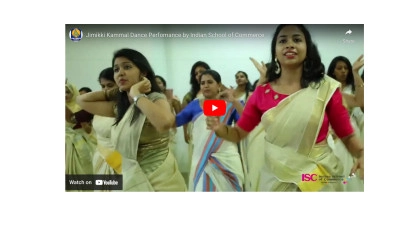 Jimikki Kammal Dance Perfomance by Indian School of Commerce