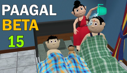 pagal beta comedy video part2 funny video cartoon animation funny video  funny | AtoPlay