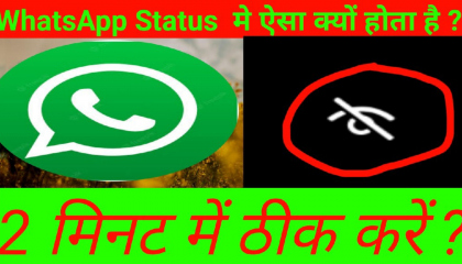 WhatsApp ka Status kon kon dekhta hai ? How to fix WhatsApp Status problem ?