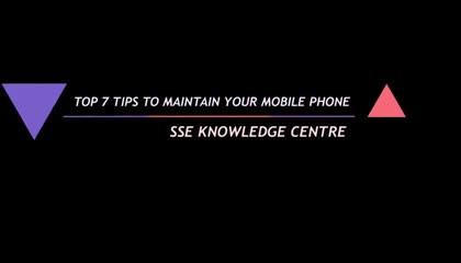 CELLPHONE CARE TIPS
