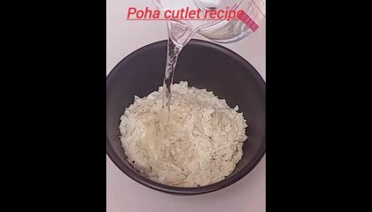 crispy poha cutlet recipe in Telugu crispy poha cutlet
