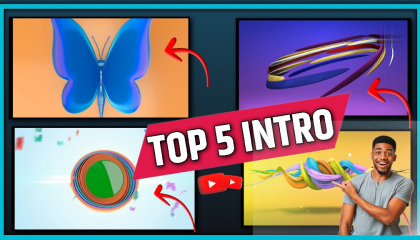 Top 5 Best 3D Intro Template For YouTube No Text  Copyright free