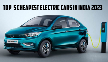 Top 5 सबसे सस्ती electric cars in india 2023 ! range,price,review electriccar