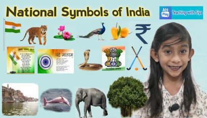 National Symbols of India, Siya Kakadiya, Teaching with Siya.