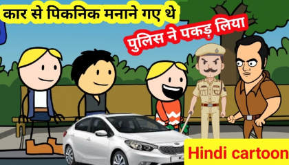शराबी Funny cartoon  tween craft video indian cartoon show