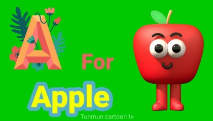 a for apple abcd phonics song a for apple b for ball c for cat | AtoPlay