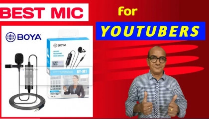 Best Mic For Youtube Videos  BOYA BY-M1 2023  boya mic audio test  mic unbox