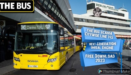The BUS Scania Citywide Line 145 Free Download Gameplay