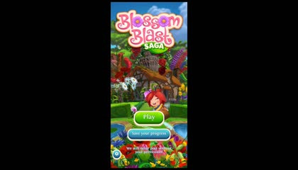Blossom blast saga। Game। Mobile game। Game play