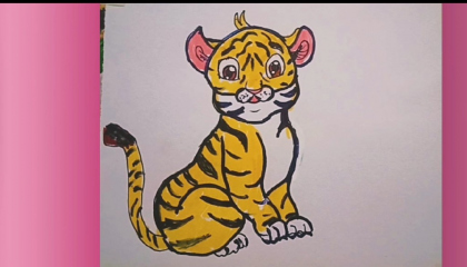 Tiger Drawing ....