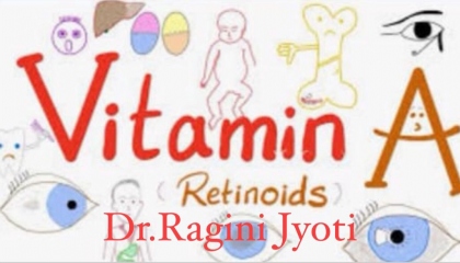 Vitamin A Retinoids deficiency symptoms and sources.