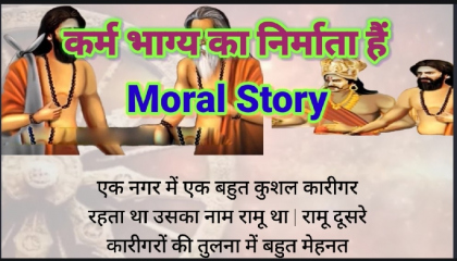 कर्म भाग्य का निर्माता हैं  hindi kahaniya  Moral Story  prernadayak story