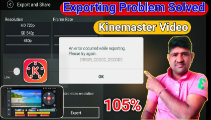 Kinemaster Video Exporting Problem Solved