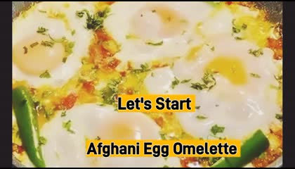 Afghani Egg Omelette