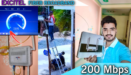 3. "Say Goodbye to Slow Internet and Hello to Excitel Broadband"