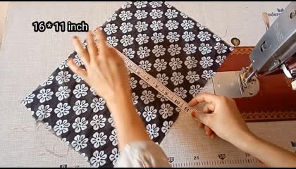 How to make a new design zipper handbag cutting and stitching at home
