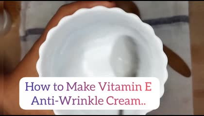 Homemade Vitamin E cream for get your skin more Radiant and youthful.