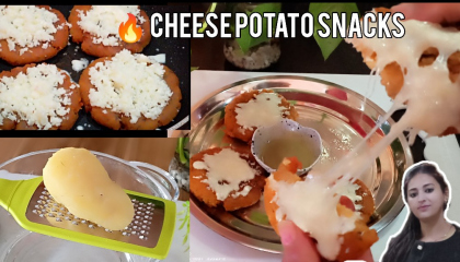 Cheese Potato Snacks | Alu ki Tikki aloo cheese snacks Evening snacksbreakfast
