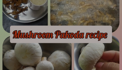 Mushroom Pakoda Recipe in Tamil Kalaan Pakoda Recipe evening snack recipe