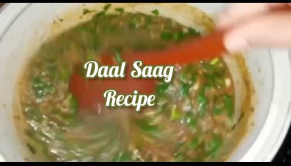 Daal Saag Recipe Winter Specialeasy & deliciousviraldalsaagcookingworld15