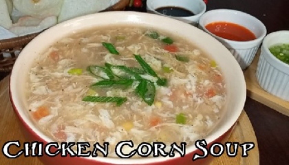 Chicken Corn SoupWinter Special😋