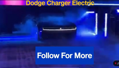 New Dodge Charger Electric Car please follow my Channel