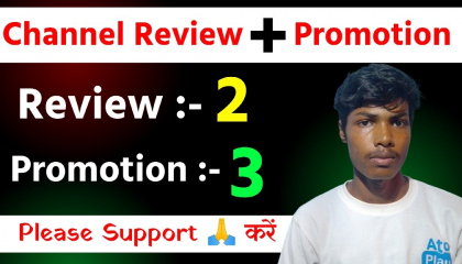 AtoPlay Channel Review + Promotion @aswontech09 ;; Jharkhand