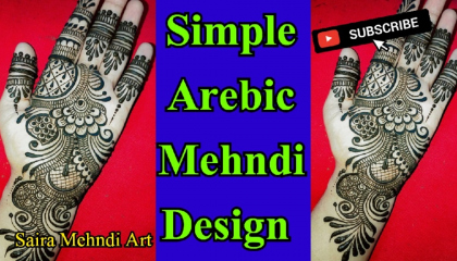 Arabic Mehndi Design 😍