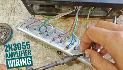 2n3055 transistor amplifier wiring  2n3055 transistor check 2n3055 amplifier