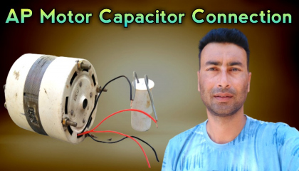 ap motor capacitor connection  ap fan winding data  AP fan connection