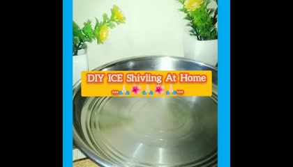 DIY ICE Shivling At Home 🌺🙏🏻🌺🙏🏻..MahashivratriSpecial 🙏🏻Creativity💖.