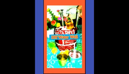 DIY Water Well best out of Wastereuse of cupcreative💖🖌️🎨
