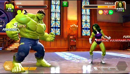 Hulk Vs she hulk fighting scene ???// amazing fighting scene
