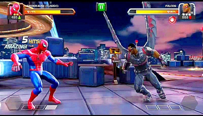 Spiderman Vs Falcon Amazing fighting video ??✌️