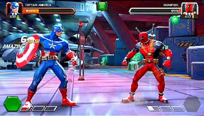 Captain america Vs Deadpool amazing fighting scene ?? //
