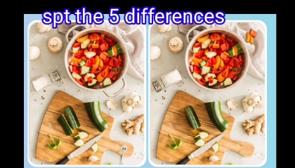 spot the 5 differences