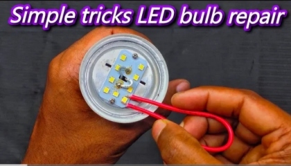 how to repair LED 💡💡💡 with simple process.....