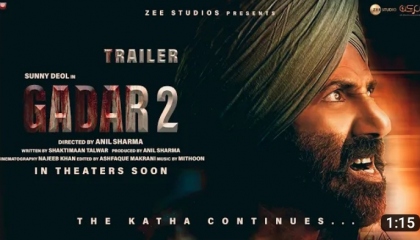 GADAR-2 official Teaser Trailer 2023 sunny deol ameesha Patel