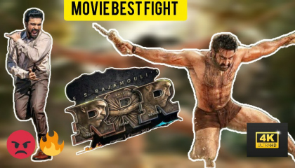 RRR 💥 Movie best fight RAM CHARAN 🔥 Staring Fight, Must watch देश भक्त Film